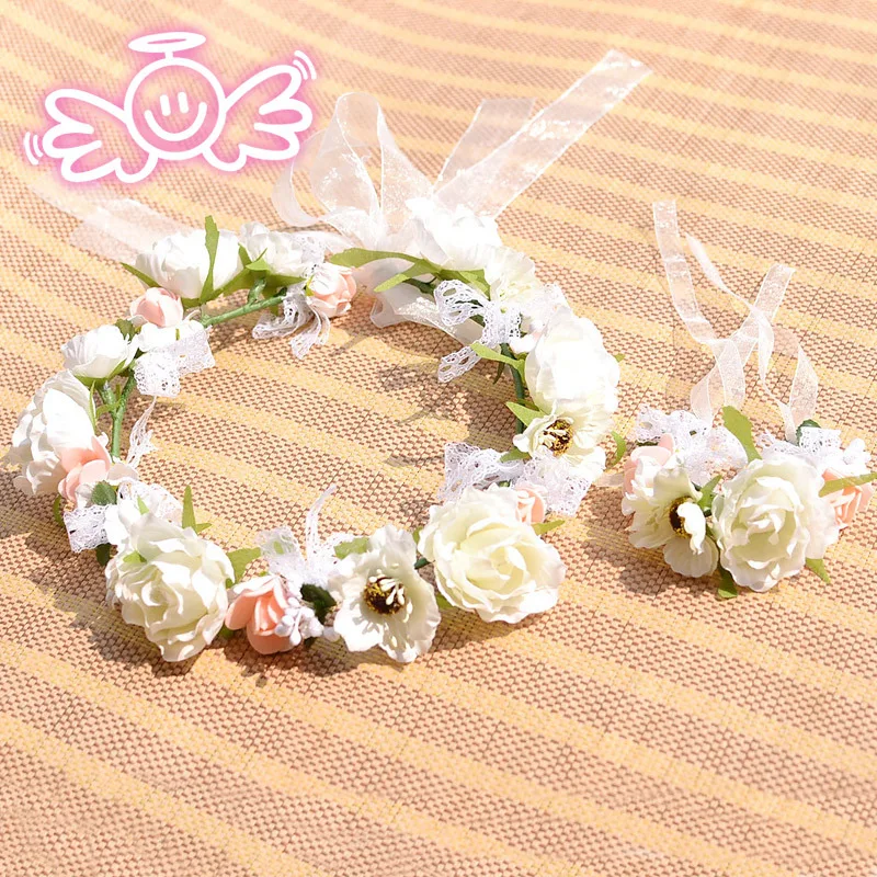 2 шт. модный корсаж для выпускного бала с цветами на запястье и головкой волос