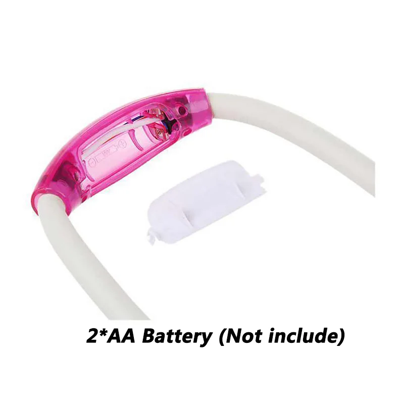 Portable 4LED Book Light Bright Neck Hug Reading Lamp Flashlight 3 Mode Soft Silicone Night Lights For Outdoor Camping BBQ | Лампы и