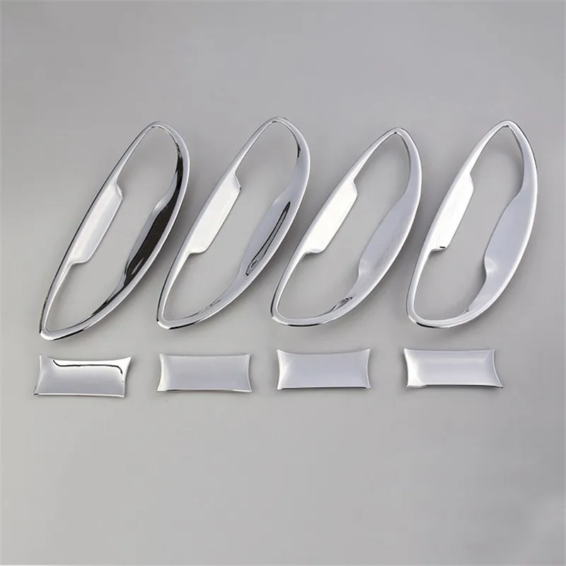 

8 шт., хромированные накладки на дверные ручки для Toyota Corolla Altis, 2014, 2016, 2017