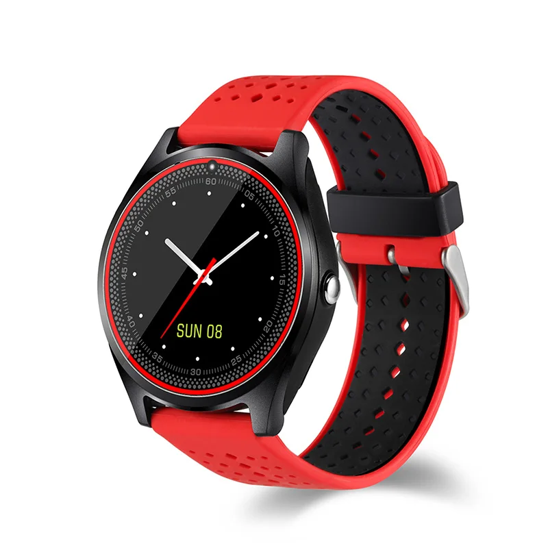 V9 спортивные Смарт часы с Камера Поддержка bluetooth сим карта TF шагомер MP3 Для