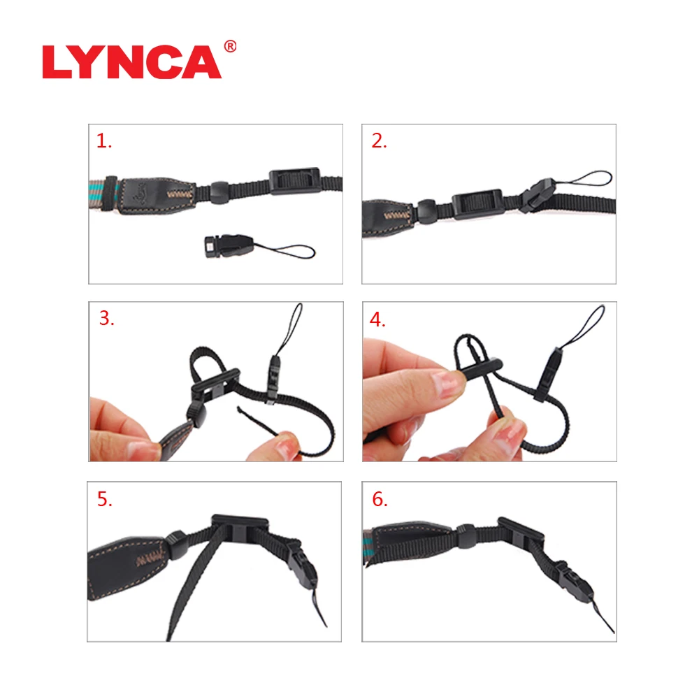 Нейлоновый ремешок для камеры LYNCA универсальный переноски запястья