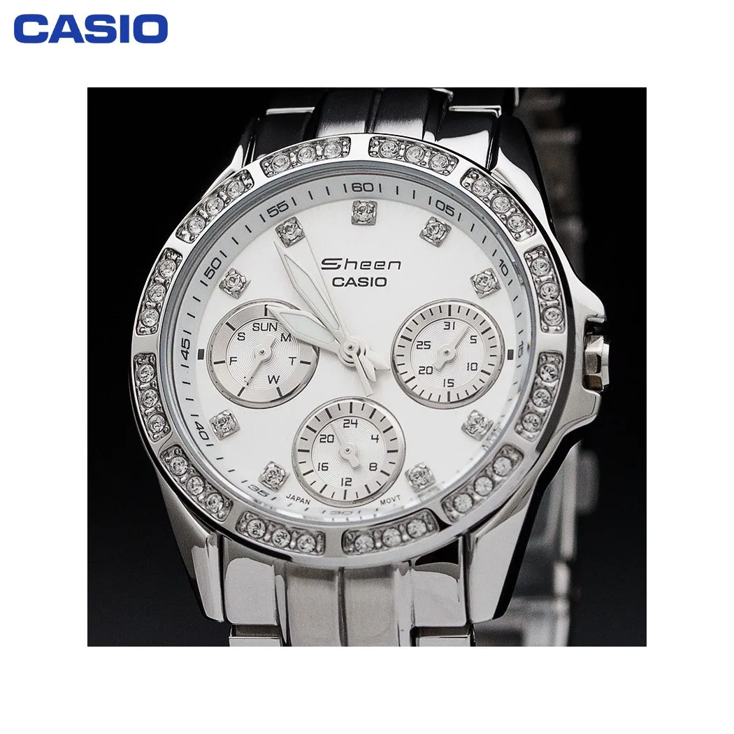Наручные часы Casio SHN-3013D-7A женские кварцевые на браслете |