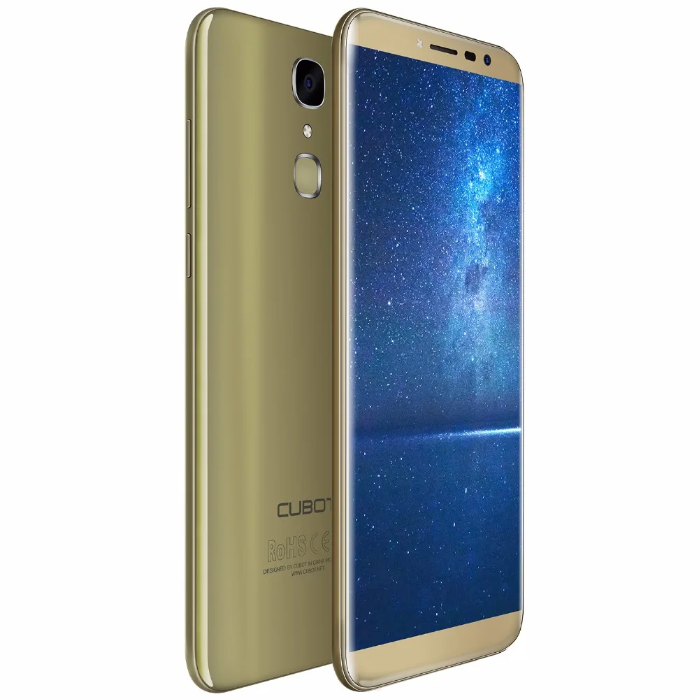 Cubot X18 отпечатков пальцев 5 7 дюймов HD + 18:9 сотовый телефон MT6737T 4 ядра 3 ГБ