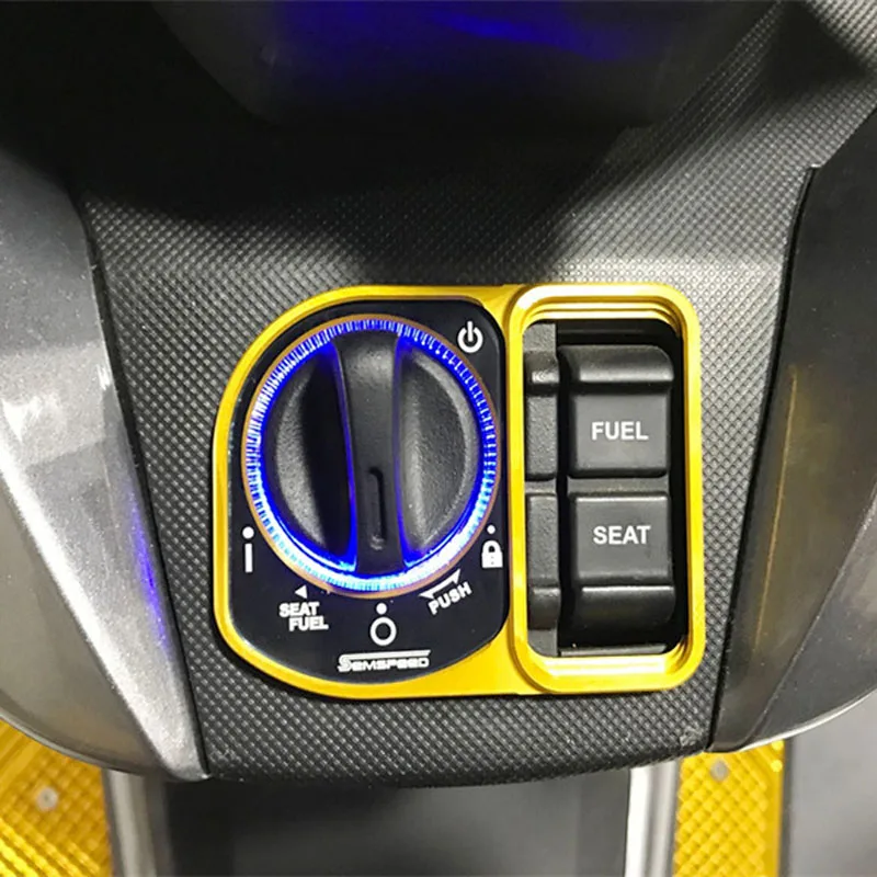 SEMSPEED мотоцикл FORZA аксессуары Переключатель Электрический дверной замок крышка защита для Honda Forza300 250 125 MF13