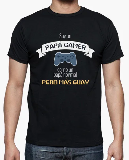 Футболка PAPA GAMER для мужчин|Мужские футболки| |