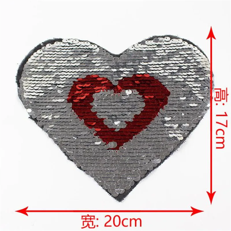 Одежда для мужчин и девочек с блестками 20 см красным сердечком стразами