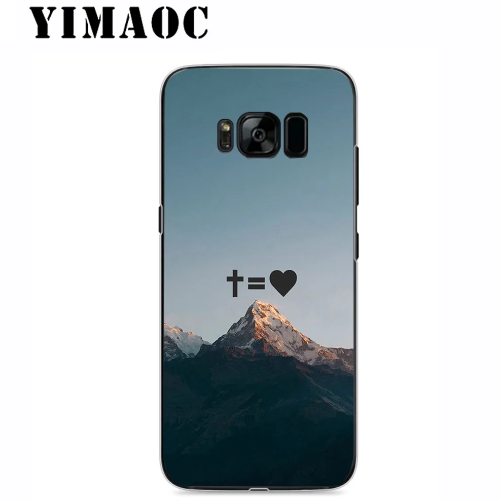 YIMAOC Bible verse Jesus Soft Silicone Case for Samsung Galaxy A5 A6 Plus A7 A8 A9 2018 J3 J5 J6 J7 2016 2017 EU Version |