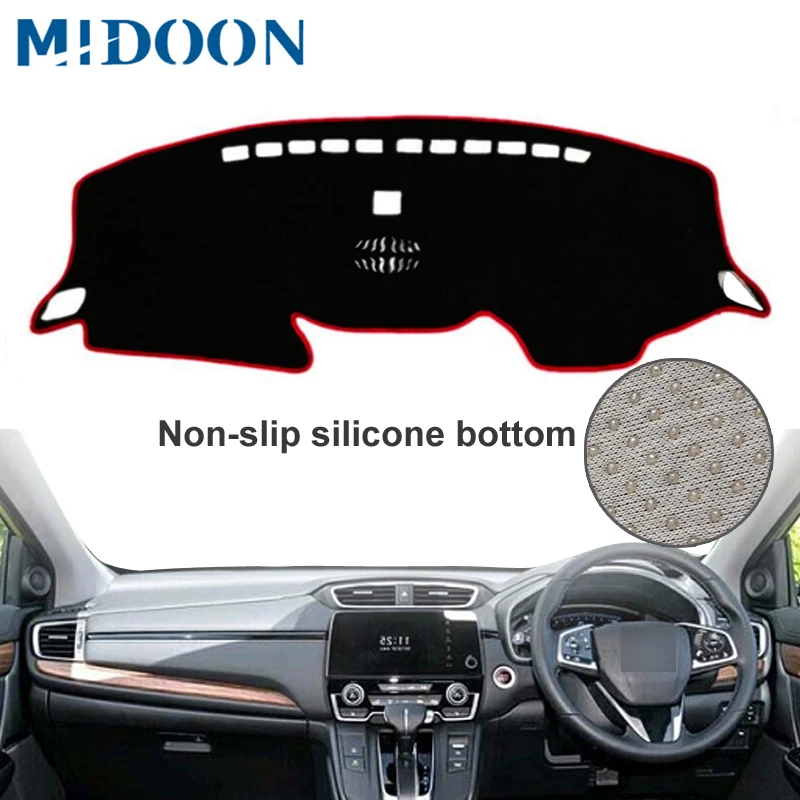 MIDOON для Honda Crv Cr v 2017 2018 2019 автомобильные чехлы стилизации коврики приборной панели