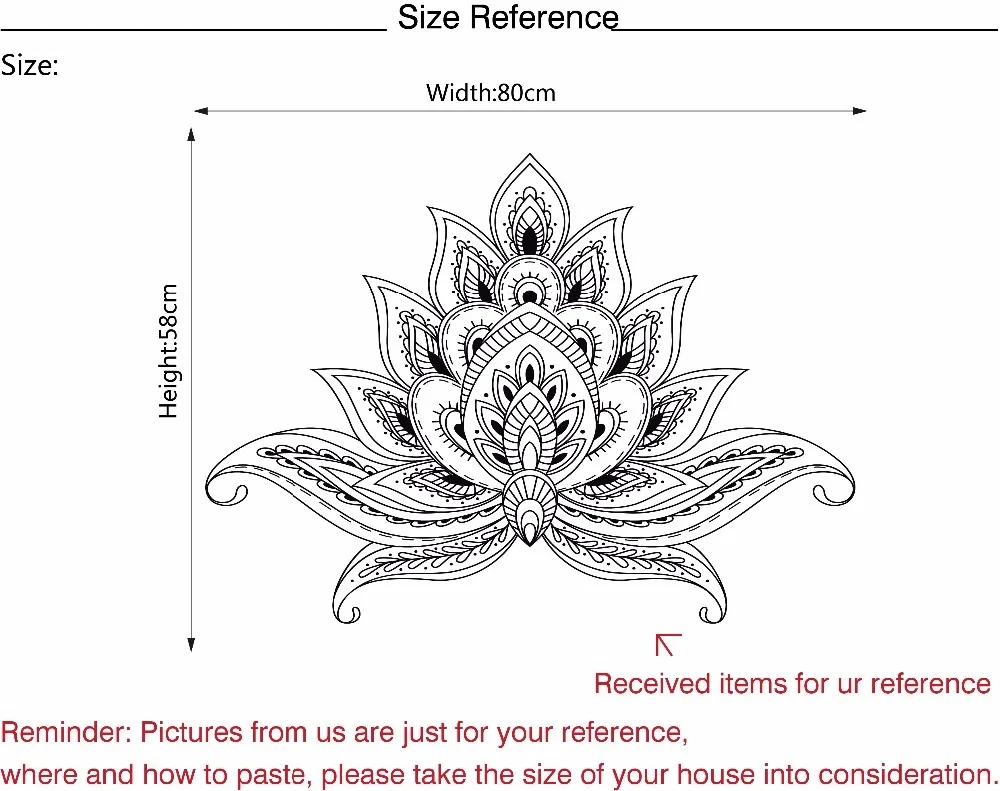 Креативный постер Lotus Boho в богемном стиле индийская богемная стена Yaga мандалы