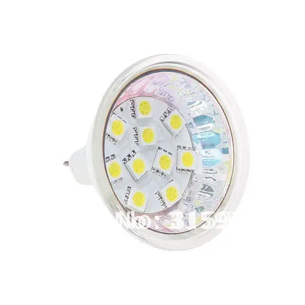 Бесплатная доставка 2 шт./лот 10LED MR16 свет SMD 5050 AC/DC10 30V 12В/24В Белый 153 175LM точечная