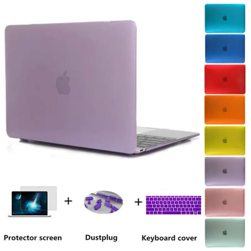 Чехол для mac book air 11 13 Матовый Жесткий чехол ноутбука macbook pro 15 Retina защитный новый 12 |