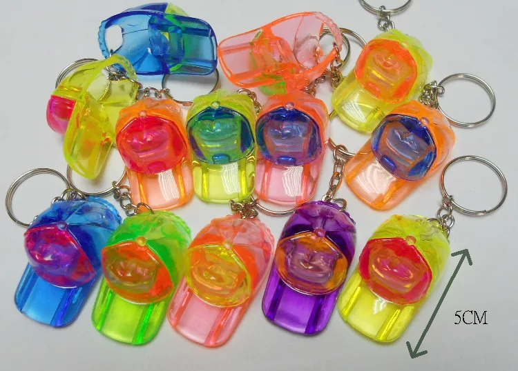 

100 pc Key Chain Hat Shape whistle kids Pinata Bag Birthday Party Favors Gift gadget souvenirs giveaways present