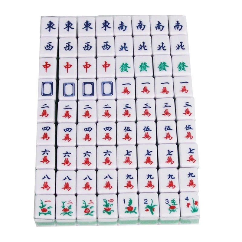 HOT-New Mini Mahjong Chinese Family Board Games Portable Set Antique Game | Дом и сад