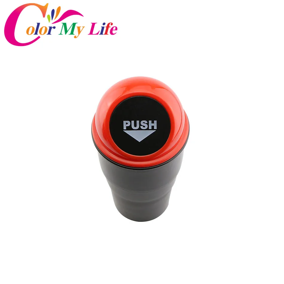 Color My Life Car Trash Can Garbage Dust Storage Barrel for Honda CRV HRV Fit BRV City Civic Corolla Rav4 YARiS Camry |