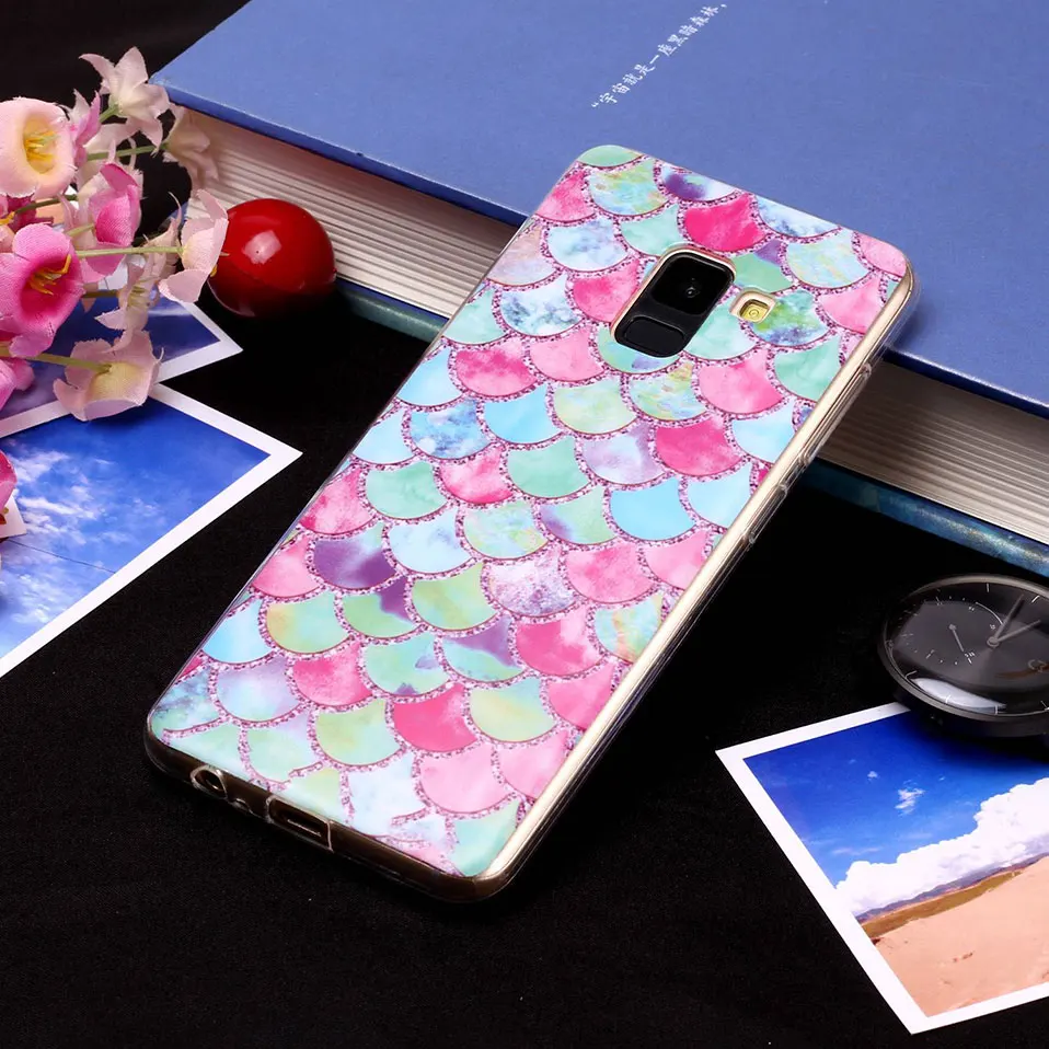 Phone Case For Galaxy A6 A8 Plus 2018 TPU Cases Samsung A5 A3 2017 Silicon Soft Covers EU Coque Housing |