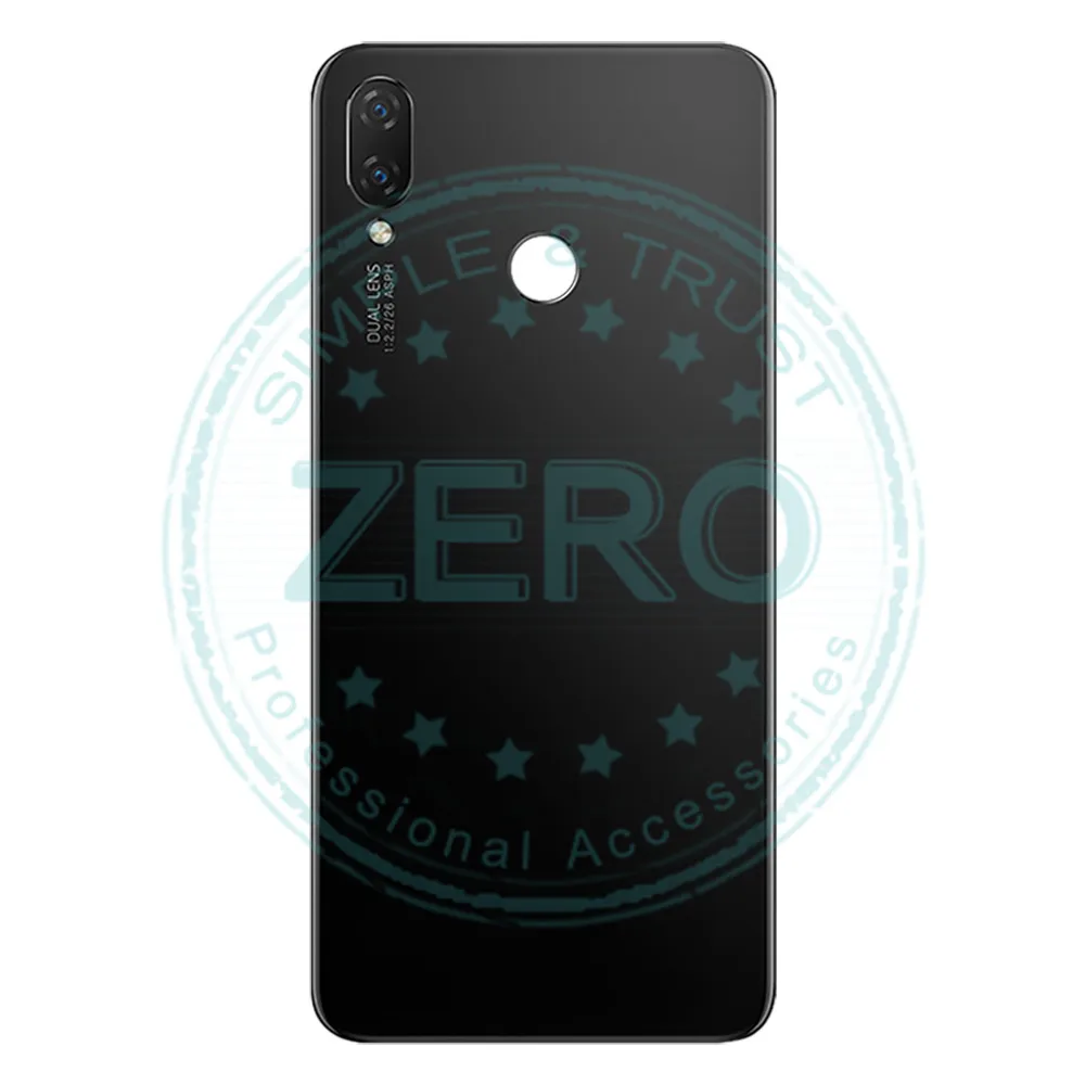 huawei Nova 3i Задняя крышка батареи стеклянная крышка huawei P Smart+ P Smart Plus задний корпус сменный Ремонт Запчасти