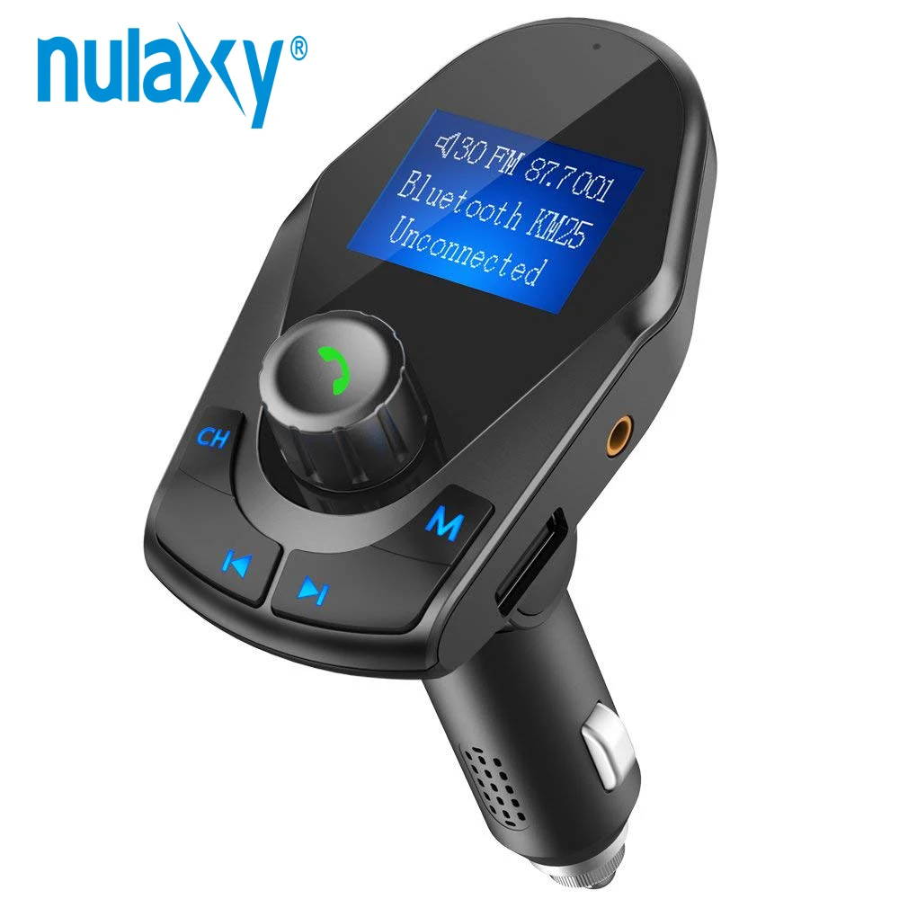 Nulaxy Bluetooth fm-передатчик Аудио Автомобильный MP3-плеер беспроводной автомобильный
