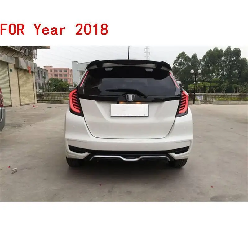 Number 16 Automovil украшения протектор запчасти тюнинг передняя губа задний диффузор автомобильные бамперы 03 04 05 06 07 14 15 16 17 18 для Honda Fit - Цвет: Number 16