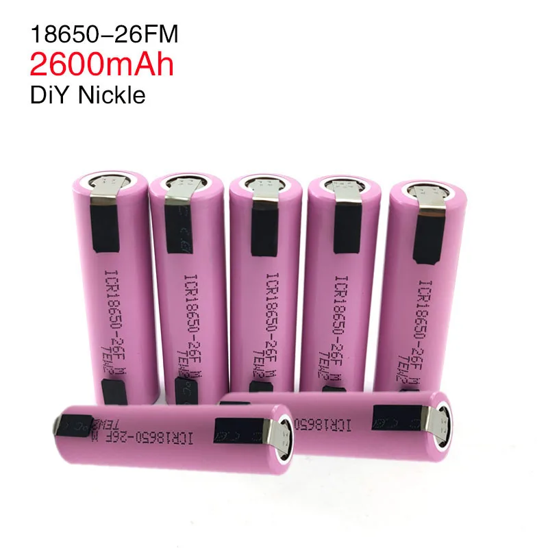 2019 Горячая продажа 18650 батарея ICR18650-26FM 2600mAh 3 7 V литиевая аккумуляторная сварочные
