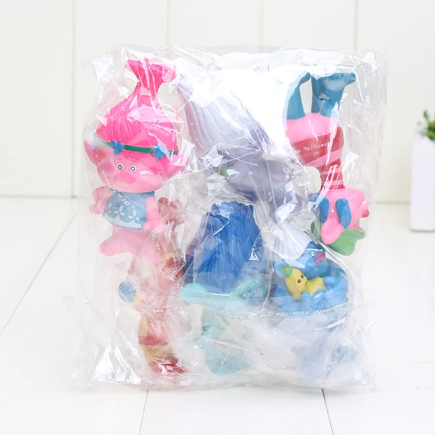 6 шт./компл. 8 см тролли ПВХ Фигурки куклы игрушки для детей Рождество|toys for|toys free