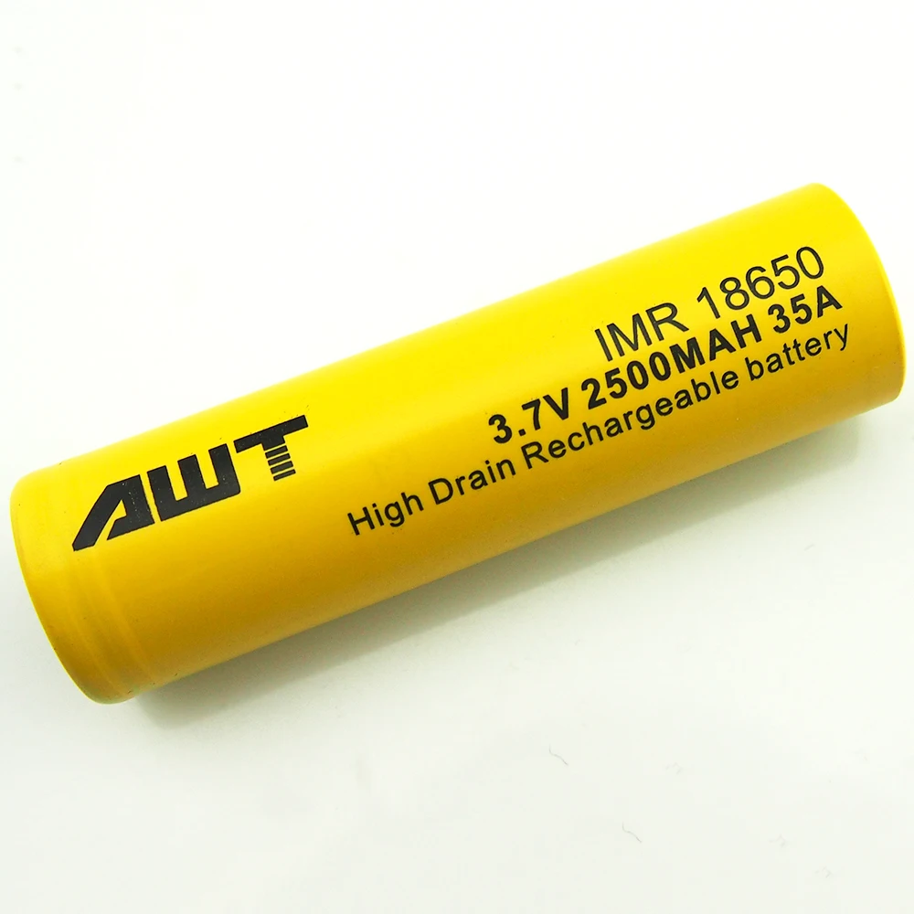 AWT 18650 батарея 35A 2500mAh литий ионная Vape аккумуляторная VS VTC4 для Kangertech Subox Mini C Box Mod Kit