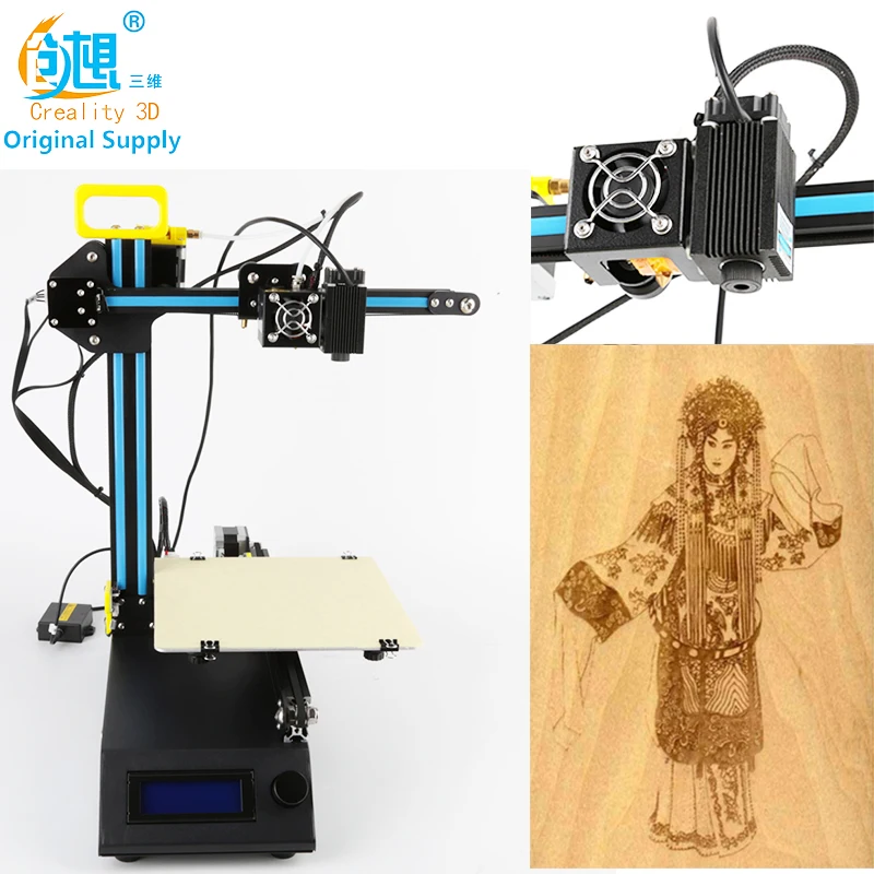 2 в 1 3d принтер DIY комплект CREALITY 3D CR-8 Полный металлический легко собрать с 200 г нити |