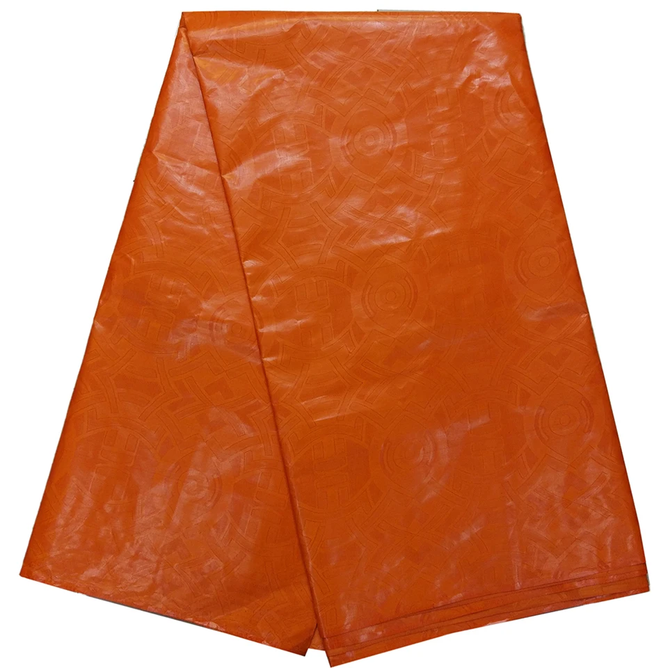 LBLBS 2 Новое поступление! Африканский Базен парча в Гвинейском стиле коричневом