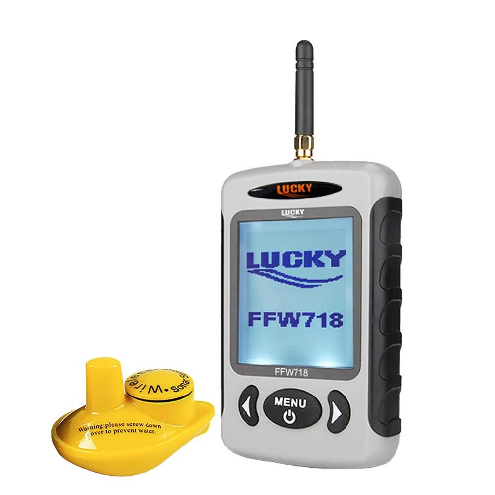 FFW718 беспроводной рыболокатор 125 кГц 90 градусов Sonar сенсор Fishfinder преобразователь