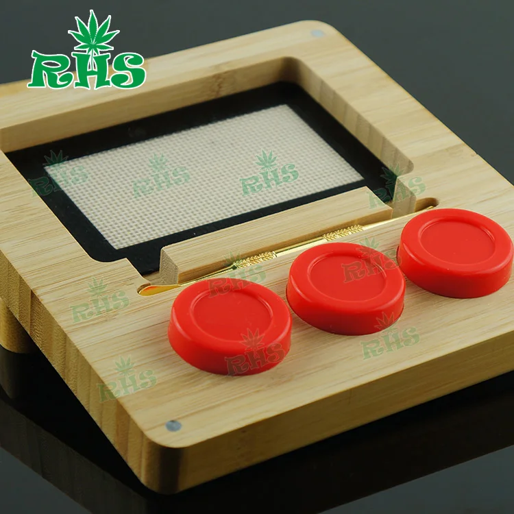 Привлекательный подарок 21 мл бамбуковая деревянная коробка с силиконовым