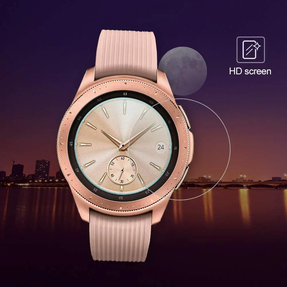 Закаленное стекло для Samsung Galaxy Watch 42 мм Защита экрана 46 Защитная стеклянная пленка
