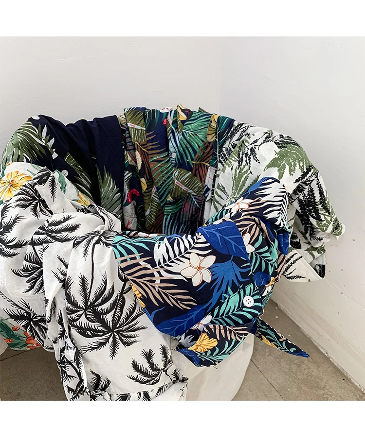 Privathinker, Мужская Уличная одежда с цветочным рисунком, Забавные Рубашки, повседневные, летние,, мужская, Корейская, на пуговицах, гавайская, повседневная, винтажная рубашка с коротким рукавом