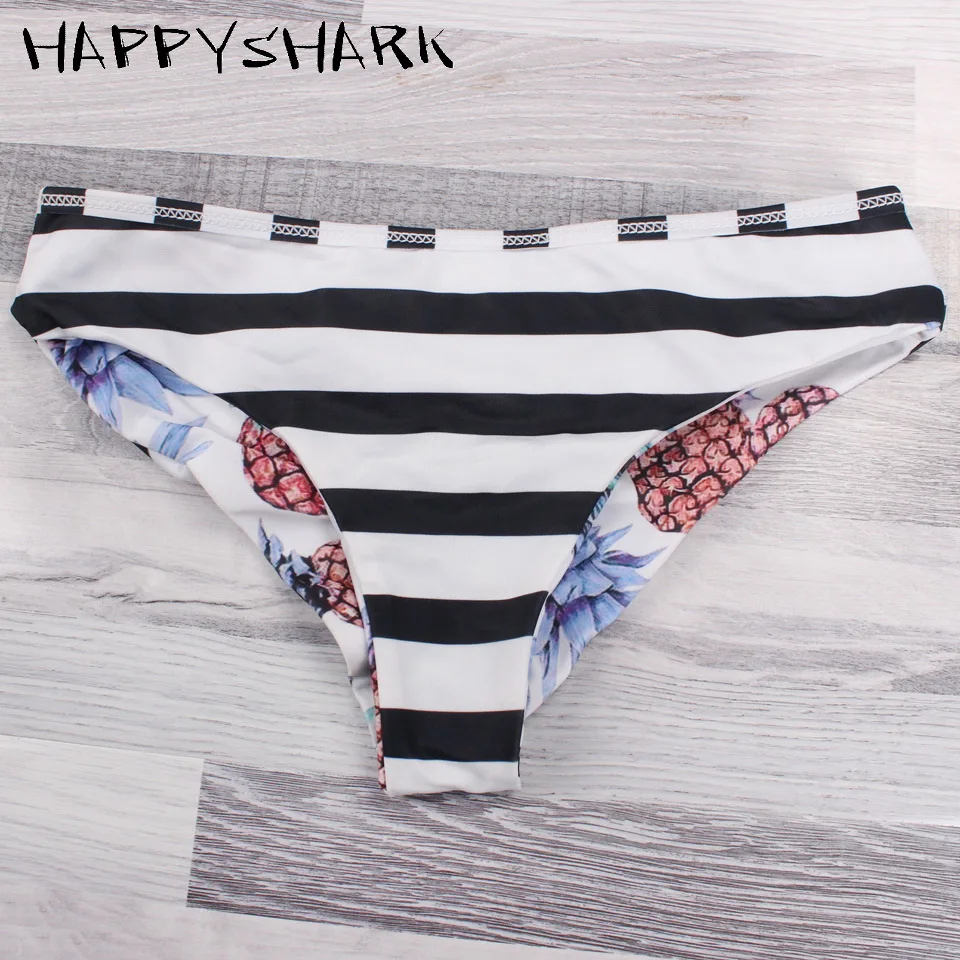 Бикини ананас HAPPYSHARK Женский двусторонний купальник купальный костюм с цветочным