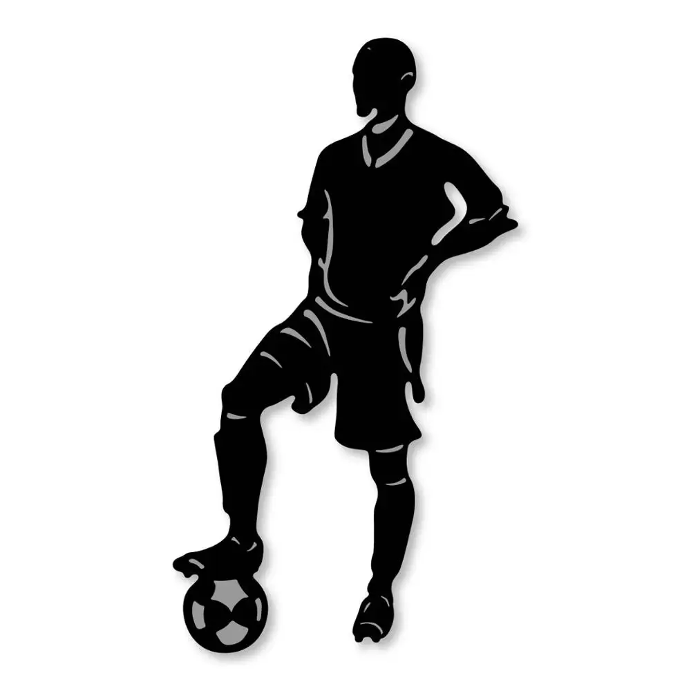 ForeWan Athlete Play Soccer Frame Выгравированные Металлические Стальные режущие штампы