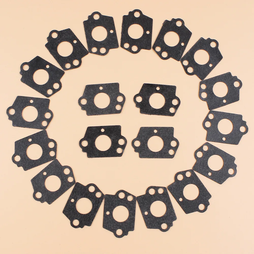 

20Pcs Chainsaw Carburetor Gaskets Fit Husqvarna 50 51 55 Rancher 136 137 141 142 36 41 123 223 323 325 326 327 445 450 NEW