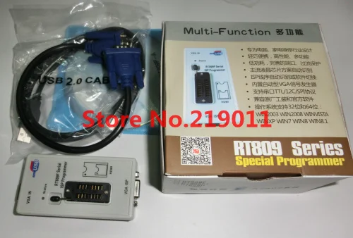 RT809F LCD ISP программатор с 8 адаптерами + тестовый зажим sop8 плата ICSP/кабель ISP|isp