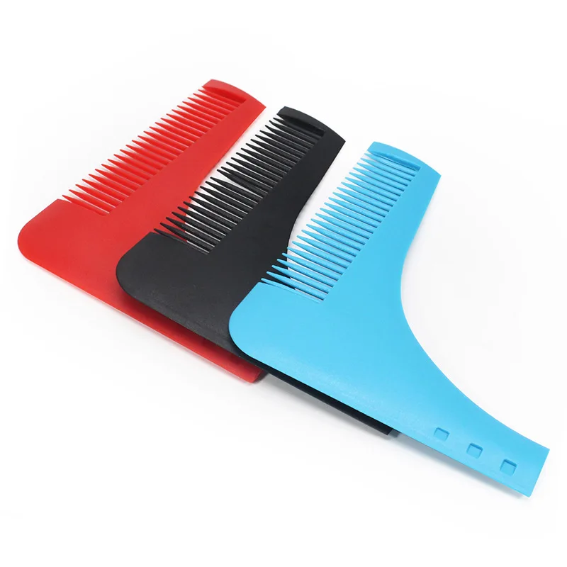 

Explosions Men's Beard Styling Template Tools Plastic Beard Comb