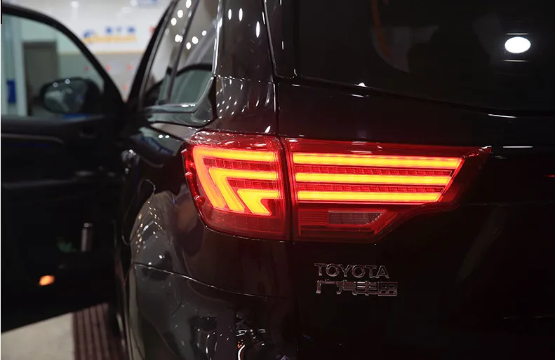 Vland заводские автомобильные аксессуары задний фонарь для Toyota Highlander- светодиодный задний фонарь дизайн Plug and Play