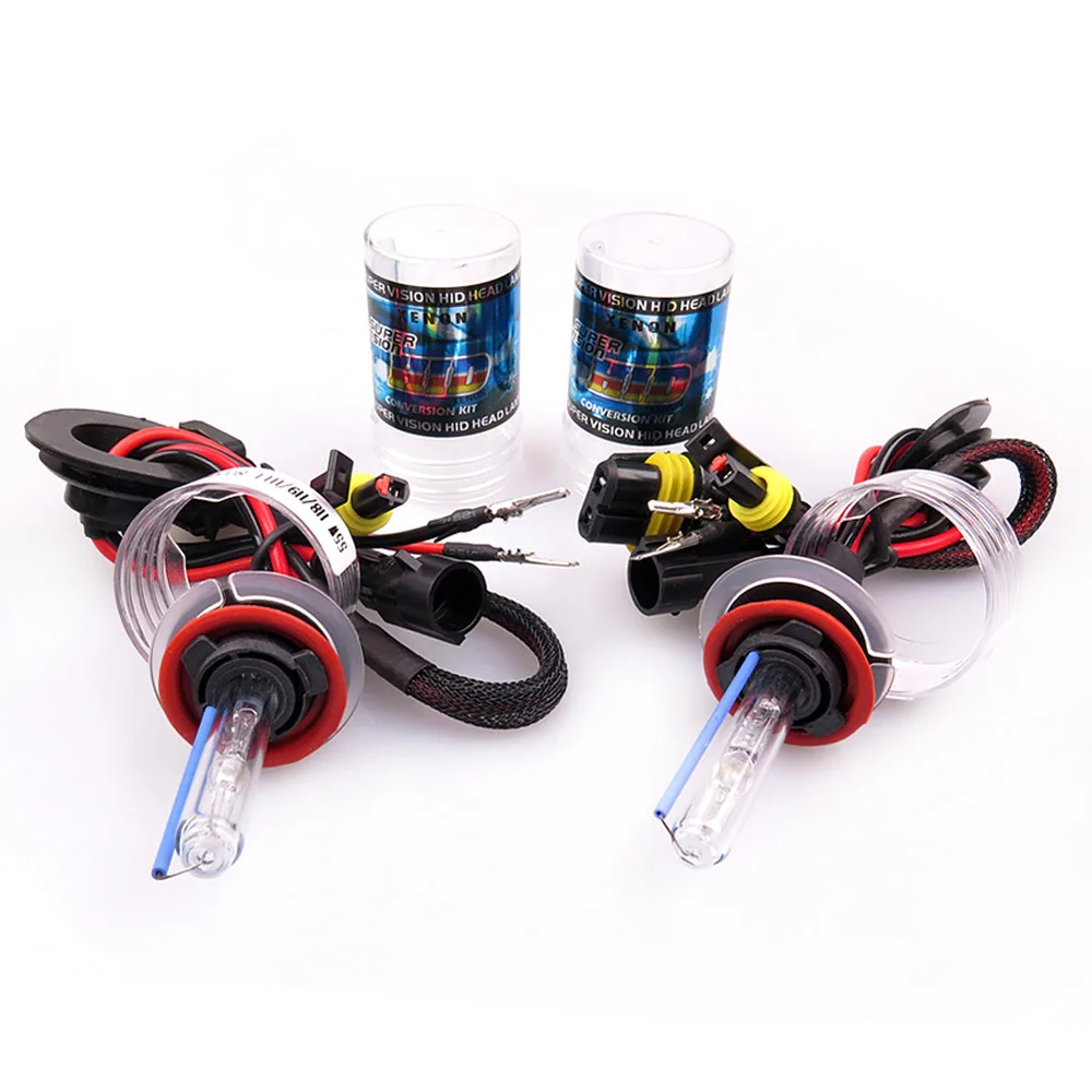 2 шт. 12 В 55 Вт H7 HID конверсионный комплект H1 H3 H11 H9 H8 880 881 9005 9006 HB4 HB3 H10 лампа