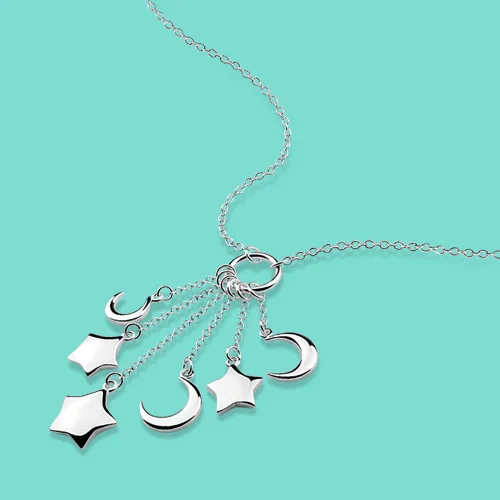 

Fashion women necklace for women star moon necklaces female popular clavicle chain birthday present