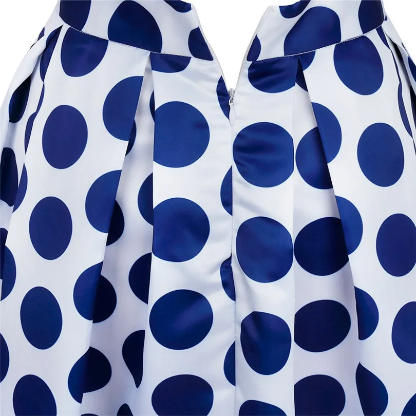 Модная женская шифоновая длинная юбка макси в горошек плиссированные длинные