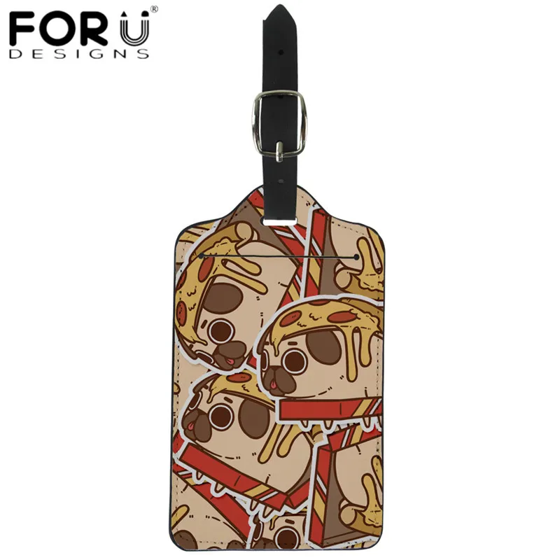 FORUDESIGNS/мультяшный игривый чехол с принтом мопса, Защитные Чехлы, багажная бирка, эластичный чехол на колесиках, пылезащитный дождевик для 18-32 дюймов - Цвет: HMC362Z24