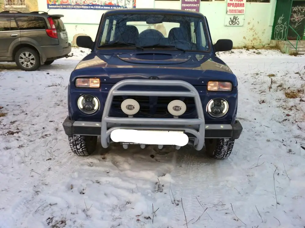 2 X Wrangler Lada 4x4 urban Niva 7 дюймов светодиодный проектор фары с DRL поворотом для JK TJ Landrover