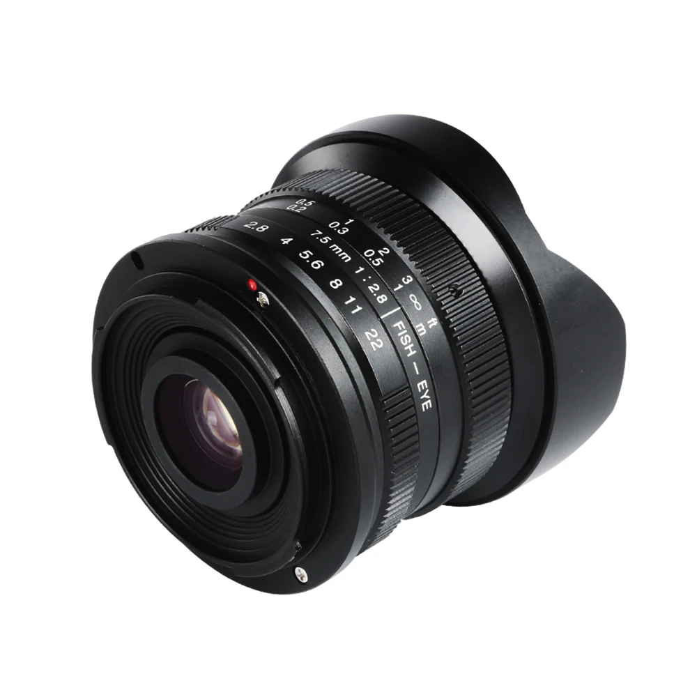Viltrox 7.5 мм f/2.8 ultra Широкий формат Камера рыбий глаз APS C для макро 4/3 Panasonic gh5 gx8 g7