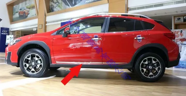 Накладки на боковые двери из АБС-пластика для Subaru XV 2018 2019 | Автомобили и мотоциклы