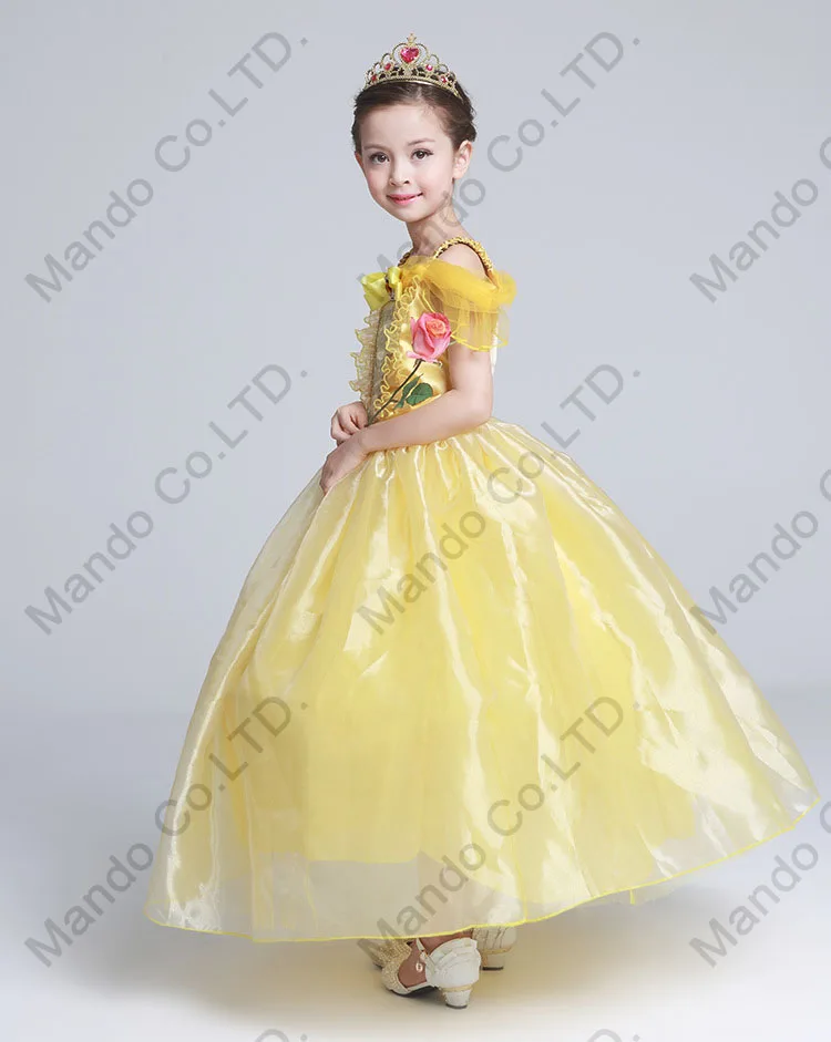 Детская ярмарка BELLA рождественские костюмы для девочек длинные платья