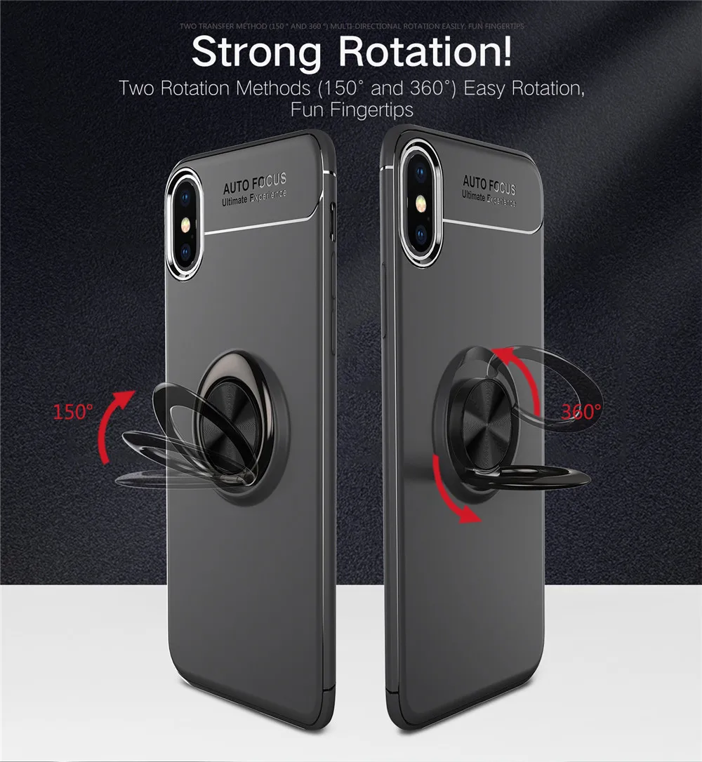 Для iPhone 7 8 Plus для Apple чехол телефона автомобильный держатель подставка магнитный