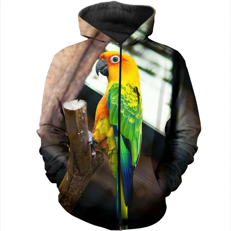 

Parrot T Shirt Men Flower Tshirt Hip Hop Tee bird 3d Print T-shirt Cool Men women Clothing Casual Tops sweatshirt shirt THS016
