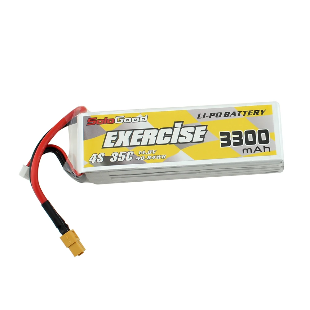 SoloGood 4S Lipo батарея 14 8 V 2200mAh 25C 2600mAh 3300mAh 4200mAh 5200mAh 35C XT60 T вилка|Детали и аксессуары| |