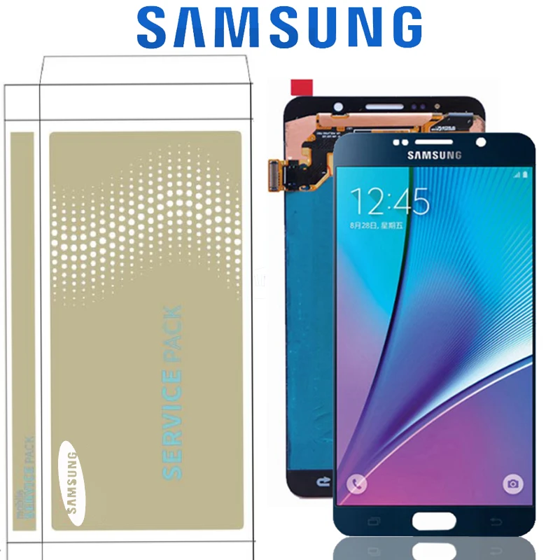 5 7 ''ЖК дисплей для SAMSUNG Note N9200 N920T N920A N920I N920G ЖК сенсорный дигитайзер с
