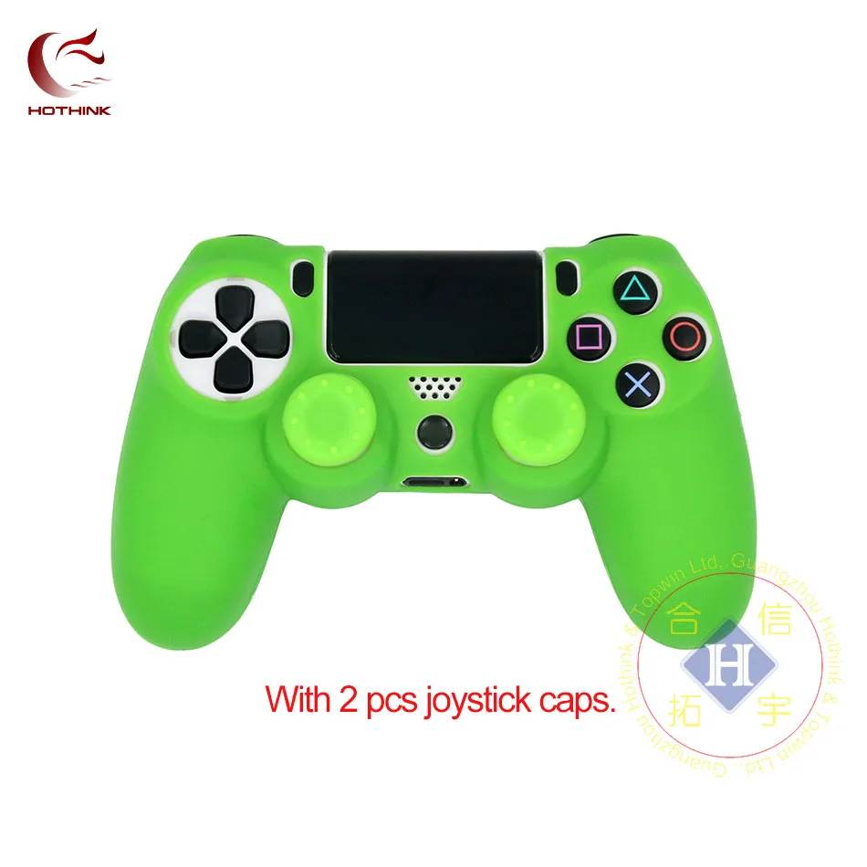 Силиконовый чехол HOTHINK + для джойстика кнопок Playstation 4 PRO PS4 SLIM Dualshock 4|skin cover case|skin
